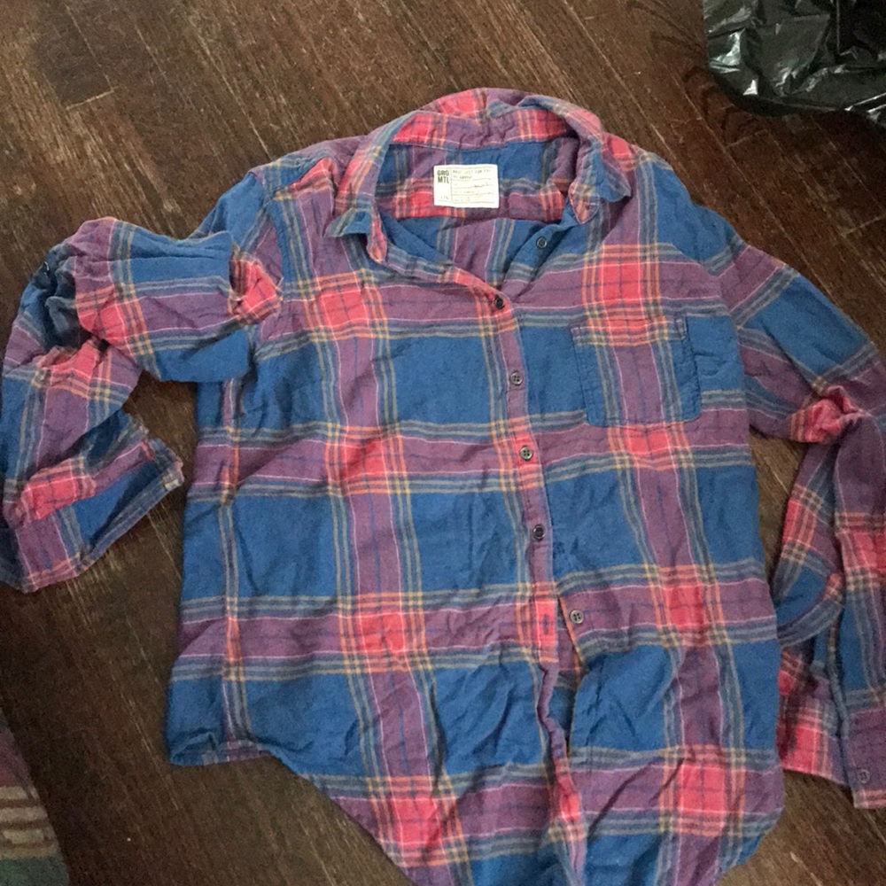 Plaid top